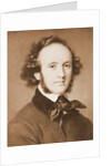 Composer Felix Mendelssohn in Suit by Anonymous