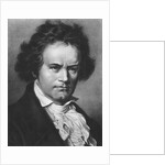 Portrait of Composer Ludwig Van Beethoven by Anonymous
