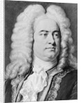 Drawing of Composer George Frederick Handel by Anonymous