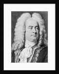 Drawing of Composer George Frederick Handel by Anonymous