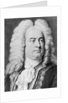 Drawing of Composer George Frederick Handel by Anonymous