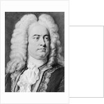 Drawing of Composer George Frederick Handel by Anonymous