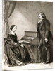 Clara and Robert Schumann by Anonymous
