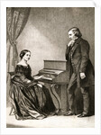 Clara and Robert Schumann by Anonymous