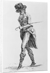 Illustration of Man in Hat and Suit by Anonymous