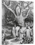 Druids Collecting Mistletoe to Symbolize Peace by Anonymous