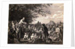 Man Speaking to Townspeople by Anonymous