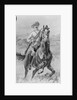 Drawing of Sir Leander Starr Jameson Riding Terrain by Anonymous