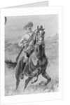 Drawing of Sir Leander Starr Jameson Riding Terrain by Anonymous