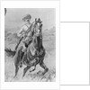 Drawing of Sir Leander Starr Jameson Riding Terrain by Anonymous