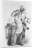 French Cook Deep in Thought by Anonymous