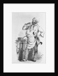 French Cook Deep in Thought by Anonymous