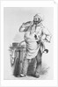 French Cook Deep in Thought by Anonymous