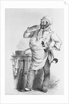 French Cook Deep in Thought by Anonymous
