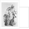 French Cook Deep in Thought by Anonymous