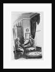 Lithograph of Alexander Graham Bell Teaching Deaf Student by Anonymous