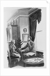 Lithograph of Alexander Graham Bell Teaching Deaf Student by Anonymous