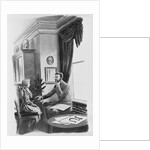 Lithograph of Alexander Graham Bell Teaching Deaf Student by Anonymous
