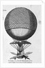 Engraving of Balloon Used by Jean Pierre Francois Blanchard