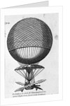 Engraving of Balloon Used by Jean Pierre Francois Blanchard