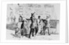 Painting of Italians Writing "Viva Verdi" on a Wall by Anonymous