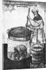 Ancient Beer Maker Stirring Mixture by Anonymous