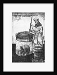 Ancient Beer Maker Stirring Mixture by Anonymous