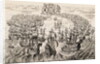 Print Depicting English and Spanish Fleets Fighting near the Isle of Wight by Anonymous
