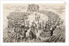 Print Depicting English and Spanish Fleets Fighting near the Isle of Wight by Anonymous