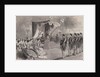 Print Depicting Emperor Mutsuhito Promulgating the New Constitution by Anonymous