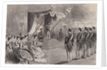 Print Depicting Emperor Mutsuhito Promulgating the New Constitution by Anonymous