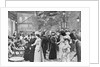 Life in Front of the Cafe de la Pais in Paris. by Anonymous