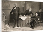 Otto von Bismarck with Adolphe Thiers and Jules Faure by Anonymous