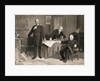Otto von Bismarck with Adolphe Thiers and Jules Faure by Anonymous