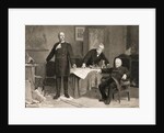 Otto von Bismarck with Adolphe Thiers and Jules Faure by Anonymous