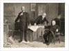 Otto von Bismarck with Adolphe Thiers and Jules Faure by Anonymous