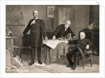 Otto von Bismarck with Adolphe Thiers and Jules Faure by Anonymous