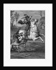 Illustration Showing Saint Georges Slaying Dragon to Protect Damsel by Anonymous