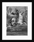 Illustration Showing Saint Georges Slaying Dragon to Protect Damsel by Anonymous