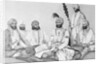 Drawing of Rajah Jawaher Singh and Assistants by Anonymous