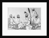 Drawing of Rajah Jawaher Singh and Assistants by Anonymous