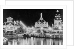 Luna Park at Coney Island Illuminated at Night by Anonymous