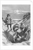 Illustration of Captain Kidd Burying Treasure by Anonymous
