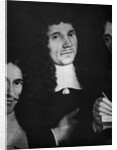 Detail of a Painting Showing Antoni van Leeuwenhoek by Cornelis de Man