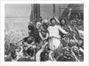 Painting of Barabbas with the Crowd by Anonymous
