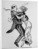 Illustration Of Couple Dancing by Anonymous
