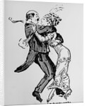 Illustration Of Couple Dancing by Anonymous