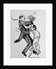 Illustration Of Couple Dancing by Anonymous