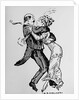 Illustration Of Couple Dancing by Anonymous