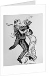 Illustration Of Couple Dancing by Anonymous